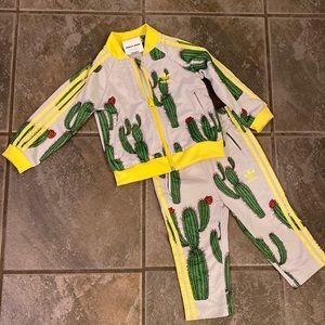 Adidas x mini Rodini cactus tracksuit